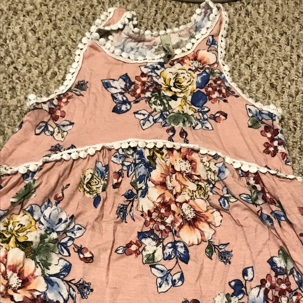 Juniors/tween babydoll sleeveless top